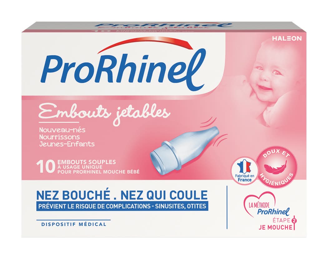 ProRhinel - Embouts jetables souples pour mouche bébé (10)