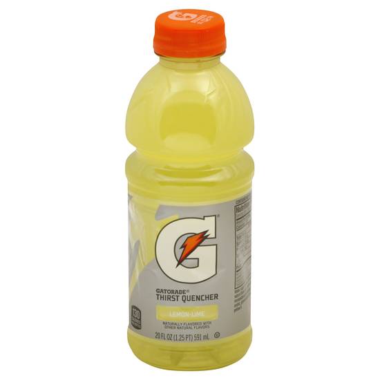 Order Gatorade Thirst Quencher Lemon-Lime Bottle (20 oz) food online from Rite Aid store, Shawnee on bringmethat.com