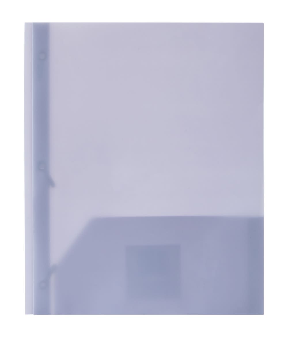 Solid 2-Pocket 3-Prong Portfolio Folder Purple