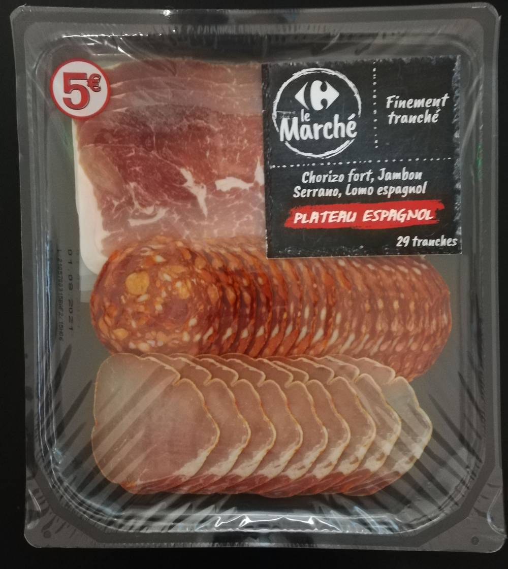 Le Marché - Charcuterie espagnol assortiment carrefour (170g)