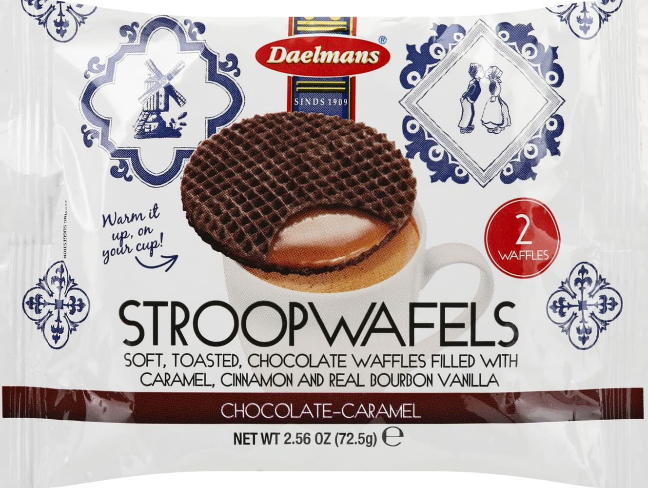 Daelmans Chocolate-Caramel Stroopwafels (2.6 oz)