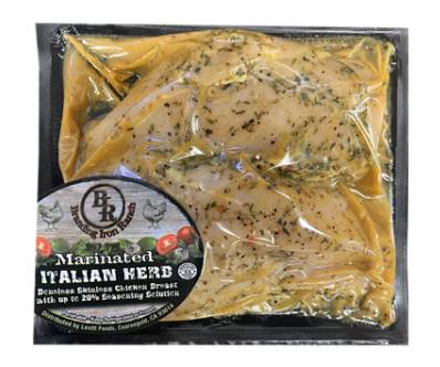 Branding Iron Ranch Chicken Breast Italian Herb Case Ready - 2 Lb