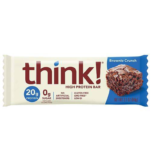 think! High Protein Bars Brownie Crunch - 2.1 oz