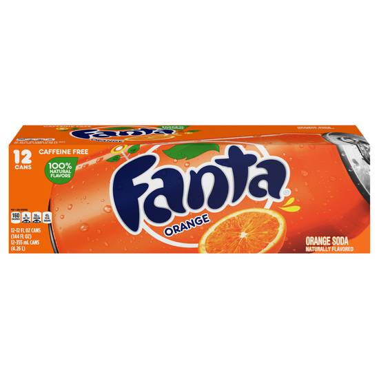 Fanta Orange Soda (12 pack, 12 fl oz)