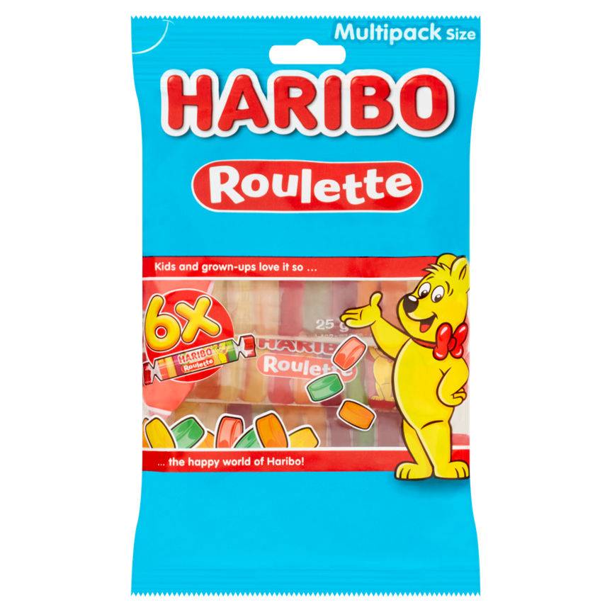 Haribo Roulette Sweets Multipack (150g)