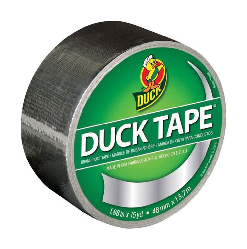 Duck 1.88 In. W X 15 Yd L Chrome Solid Duct Tape