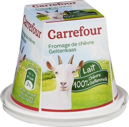 Fromage de Chèvre CARREFOUR - la boite de 150g