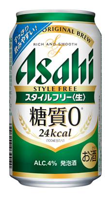 48142：アサヒ  スタイルフリー 350ML缶 / Asahi Style-Free
