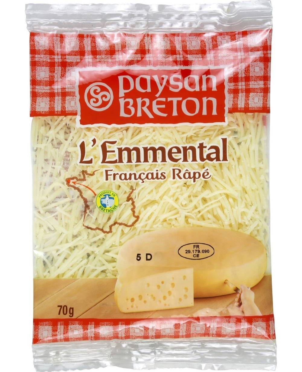 Paysan Breton - L'emmental français râpé (70g)