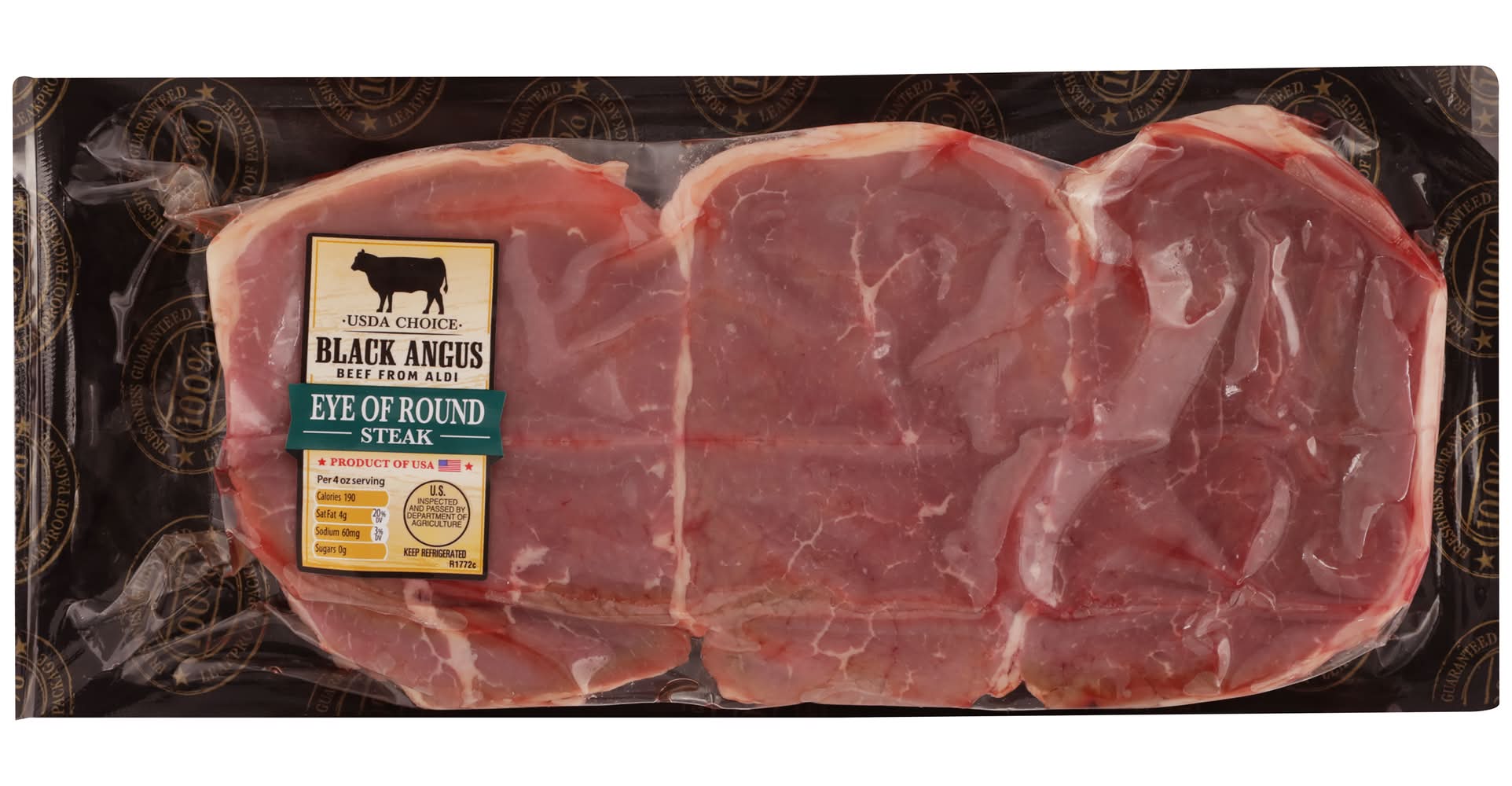 Aldi Usda Choice Black Angus Beef Eye Of Round Steak