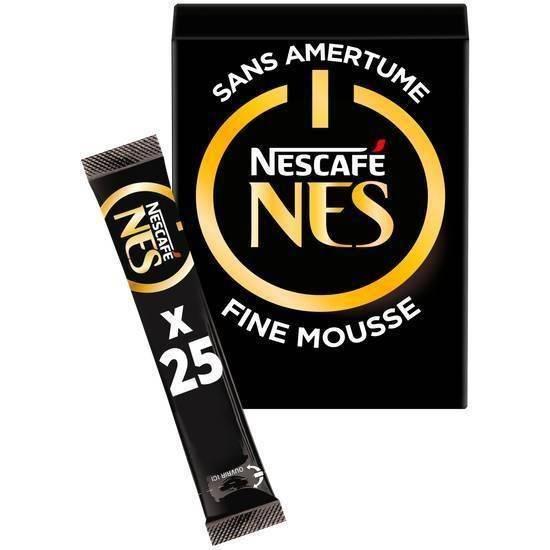 Nescafé nes, café soluble, boîte de 25 sticks (2g chacun) - nestlé - 50g