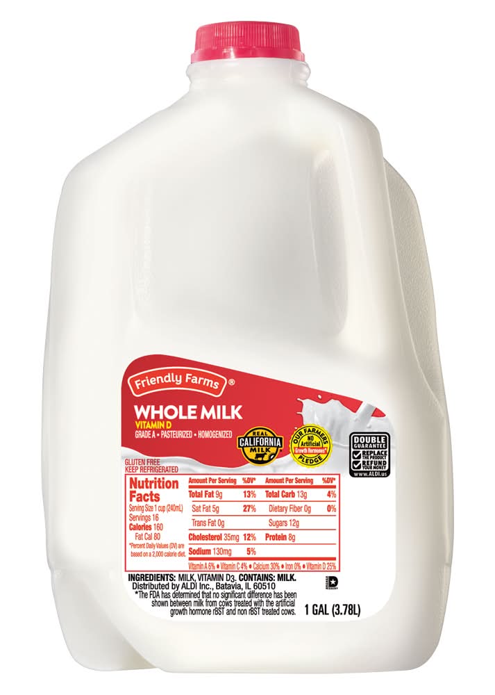 Friendly Farms Whole Milk