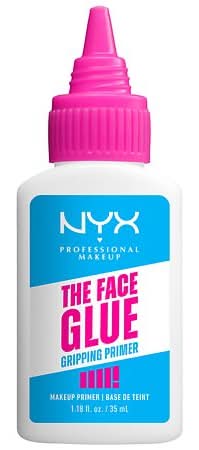 NYX Professional Makeup The Face Glue Gripping Primer, Clear (1.18 fl oz)