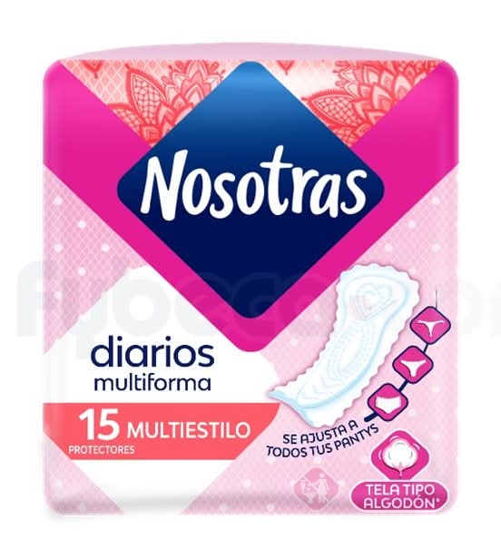 Protectores Normales Nosotras Multiestilo X 15