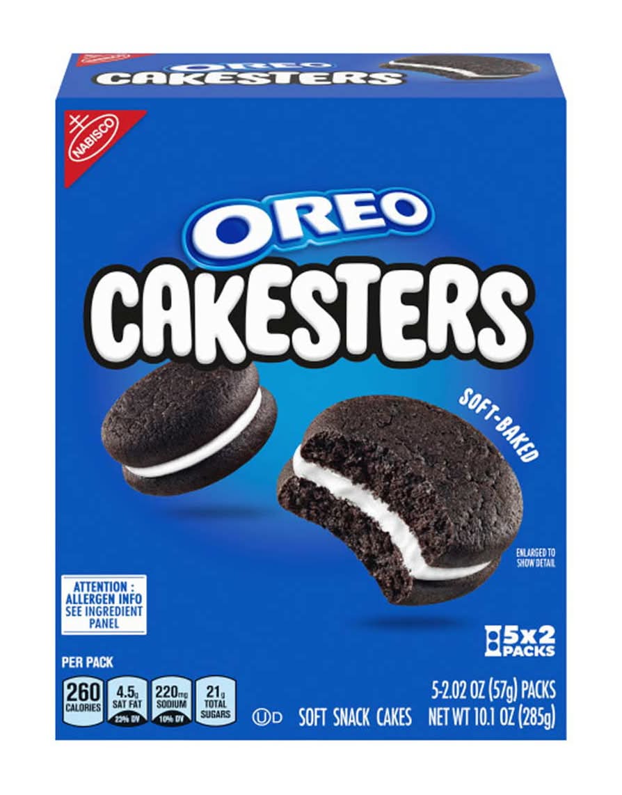 Oreo Cakesters Soft Snack Cakes 5 - 2.02 Oz Snack Packs
