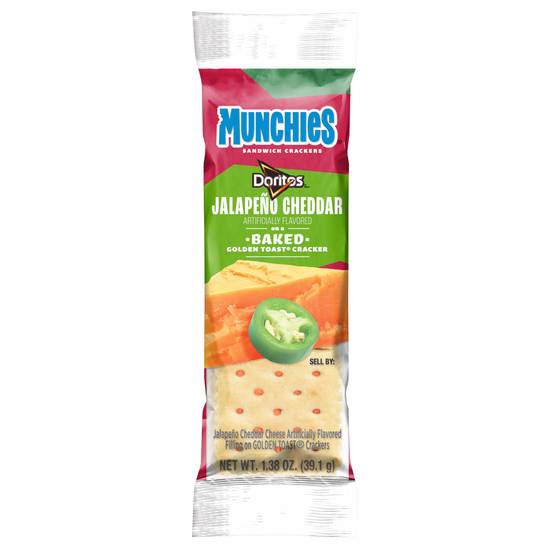 Munchies Doritos Sandwich Crackers (jalapeno cheddar)