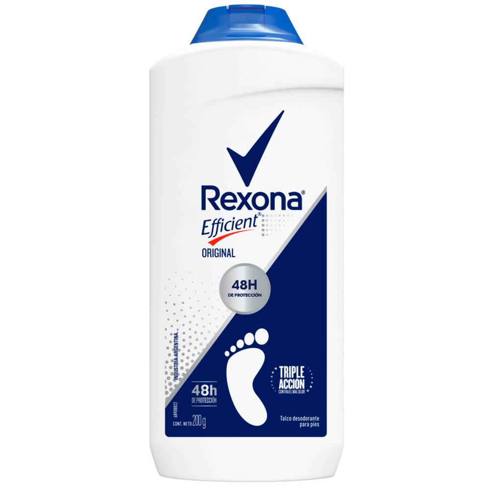 Rexona · Talco para pies efficient (200 g)