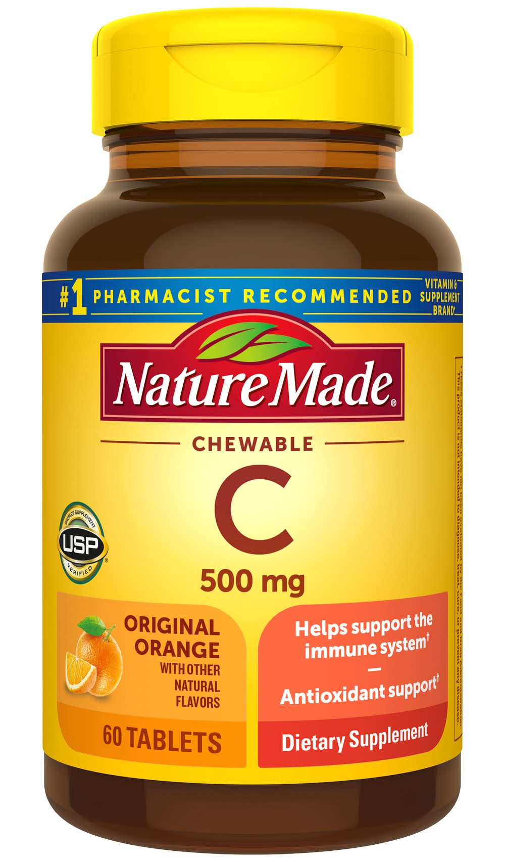 Nature Made Orange Vitamin C 500mg (1.4 lbs)