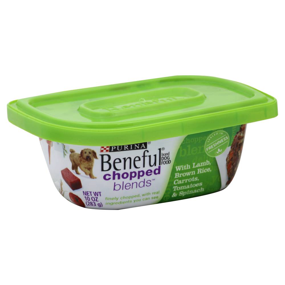 Beneful Chopped Blends Lamb Brown Rice Carrots & Tomatoes (10 oz)