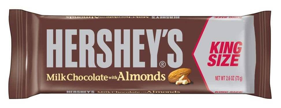 Chocolate With Almonds King Size Candy Bar