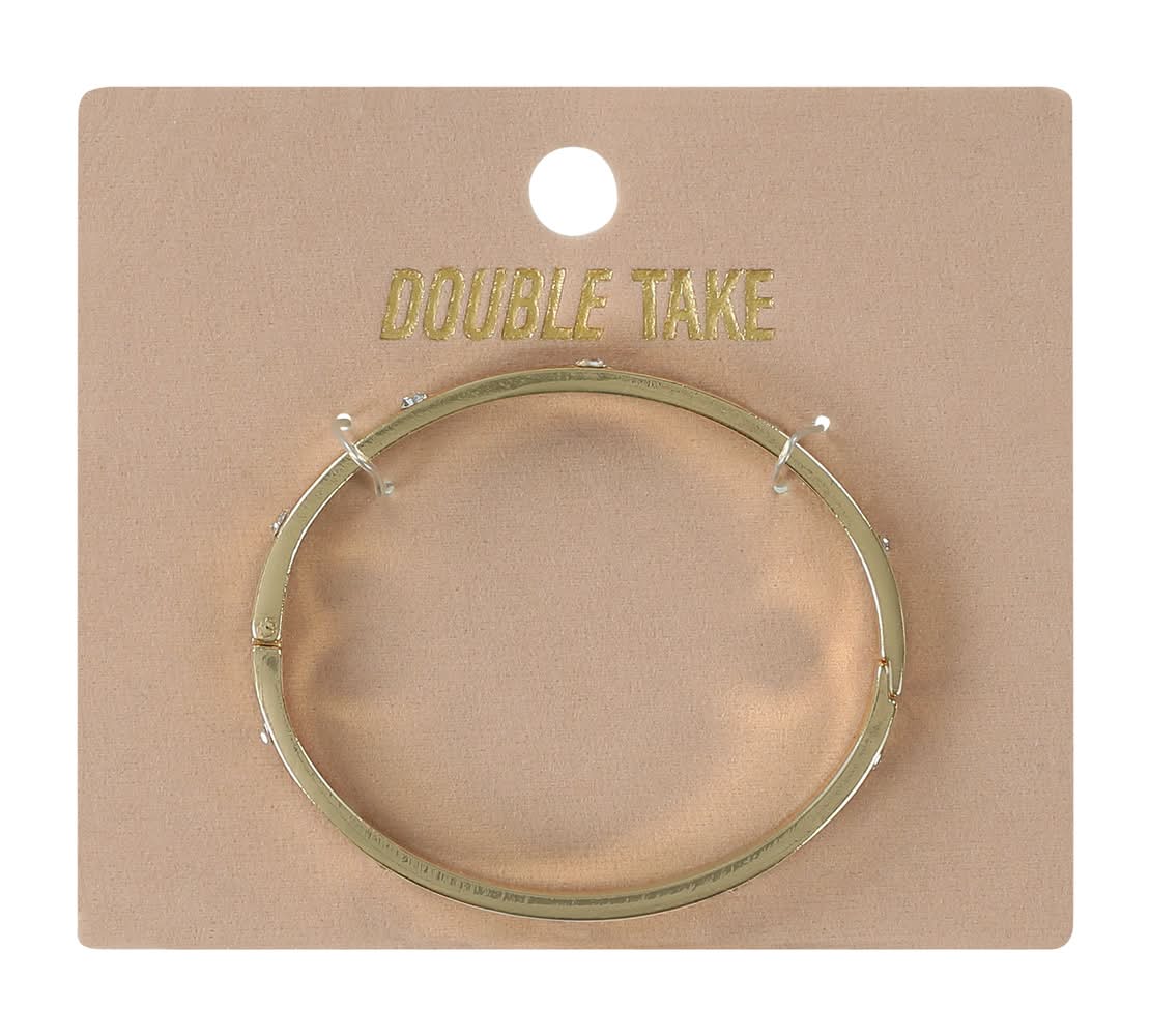 Double Take Heart Cuff Bracelet