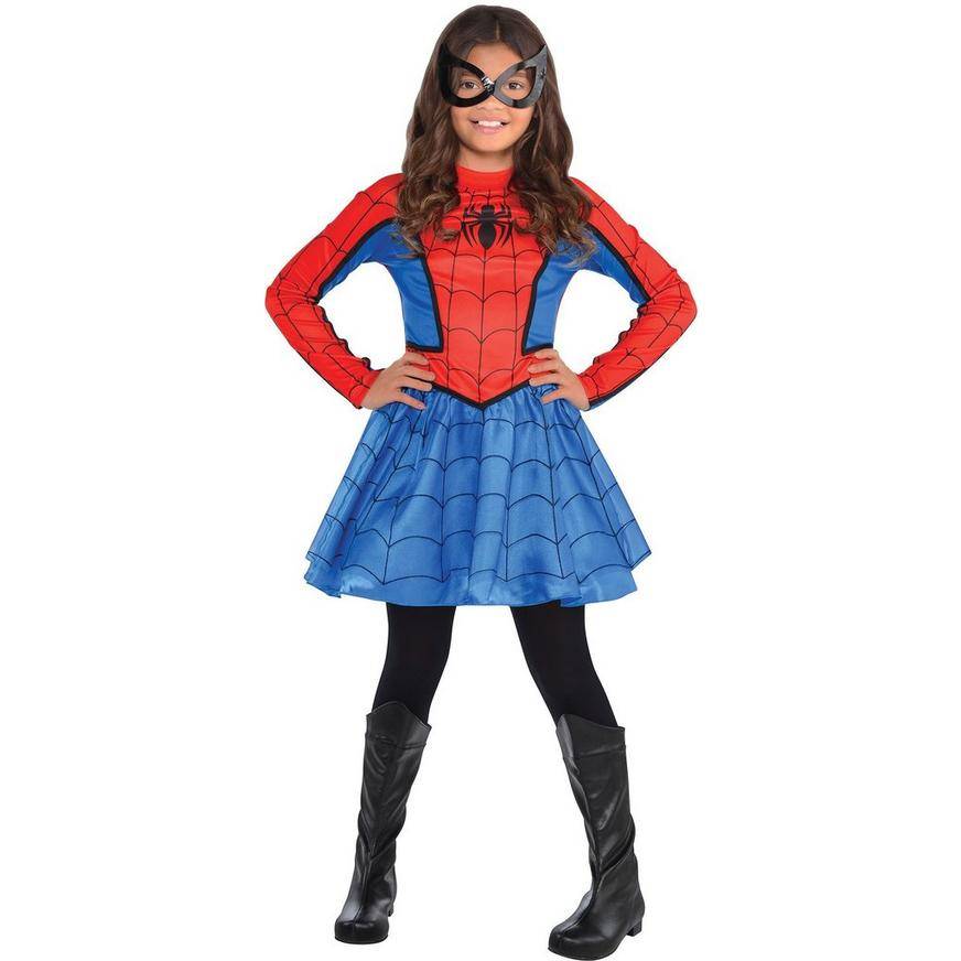 Girls Red Spider-Girl Costume - Size - S