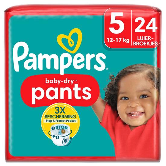 Pampers Baby-Dry Pants Taille 5, 24 Couches-Culottes
