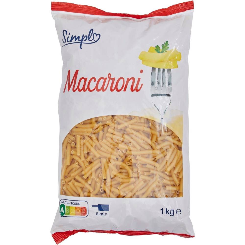 Pâtes Macaroni SIMPL - le paquet d'1Kg