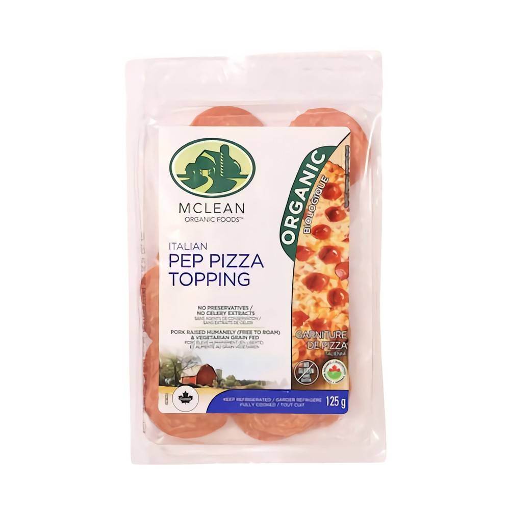 Mclean Italian Pep Pizza Topping Delivery Near Me Order Online Uber