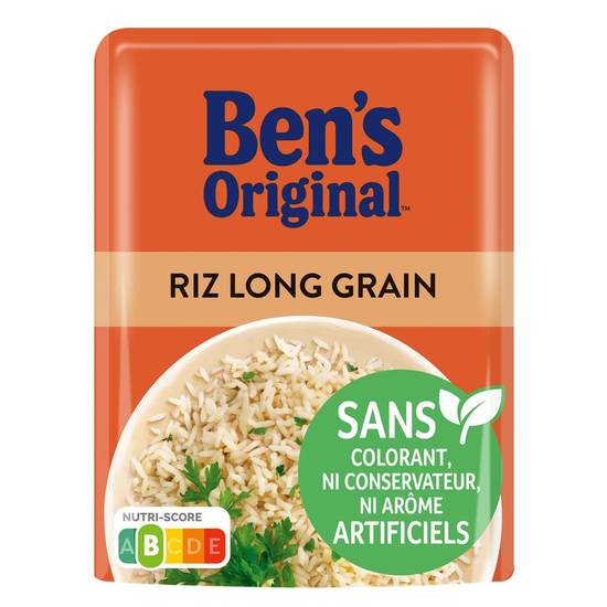 Riz micro-ondable long grain Ben's original 220g