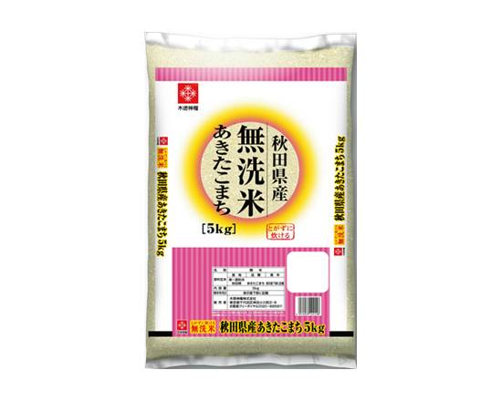 74442：無洗米 木徳神糧 秋田県産あきたこまち 5KG / Akita Prefecture Unwashed Rice Akitakomachi×5KG