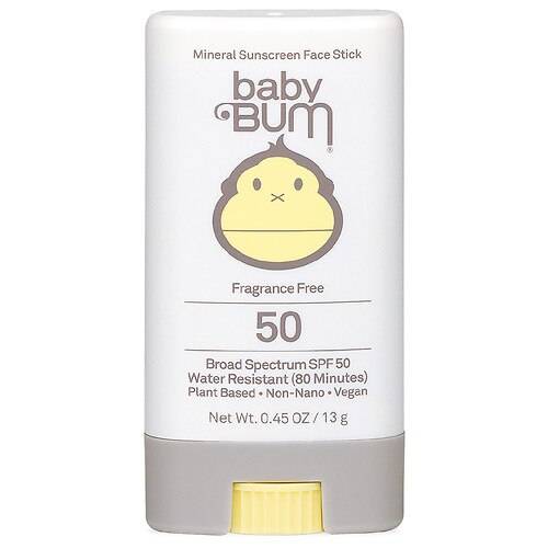 Baby Bum Mineral Sunscreen Face Stick SPF 50 - 0.45 oz