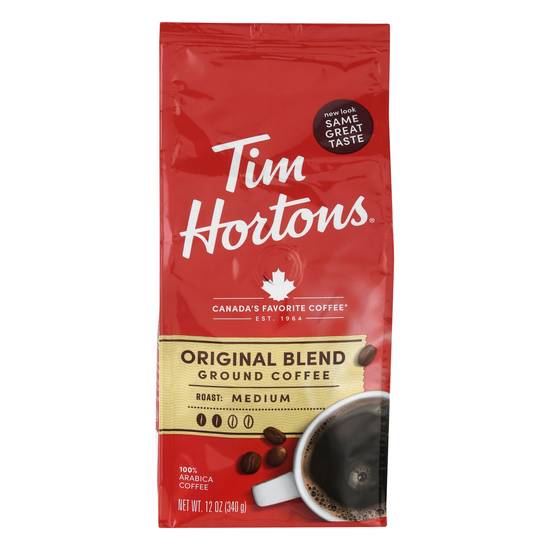 Tim Hortons Original Blend Ground Coffee (12 oz)