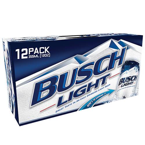 12 Pack Busch Light Lata 355mL