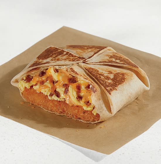 Breakfast Crunchwrap Bacon