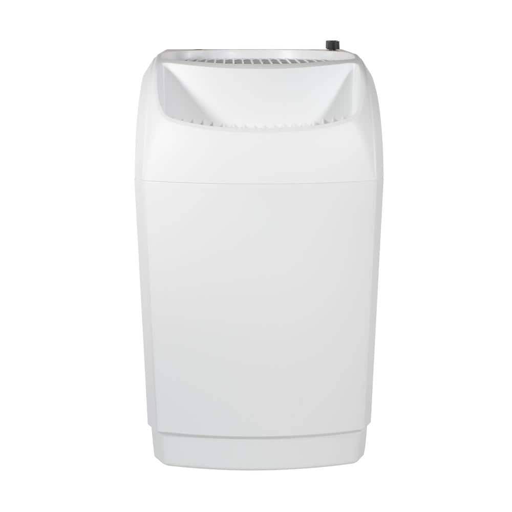 Aircare 6 Gallon Cool Mist Evaporative Tower Humidifier For Large Rooms (Greater Than 1000 Sq. Ft.), White