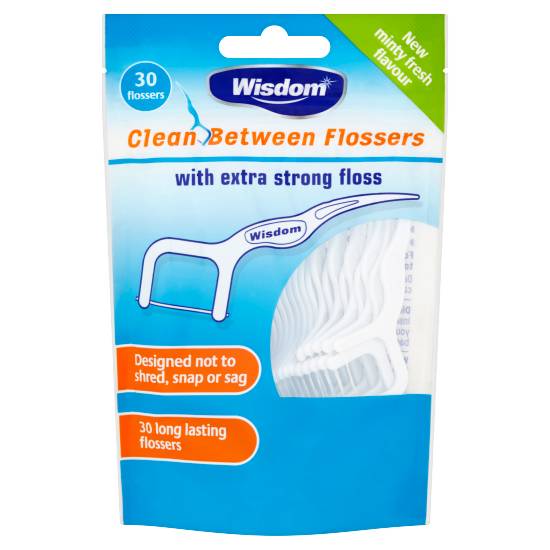 Wisdom Clean Between Flossers (30 pack)