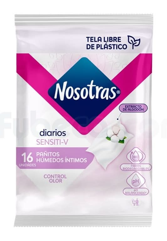 Panitos Humedos Nosotras Sensitive X 16