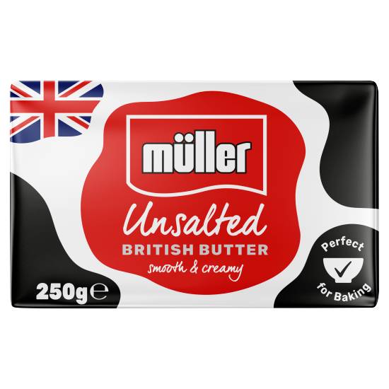 Müller Wiseman Dairies Unsalted Butter 250g