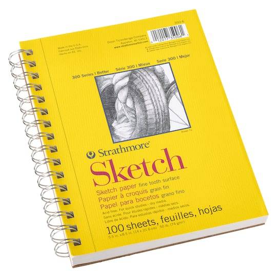 Strathmore 300 Series Wired Sketch Paper Pad