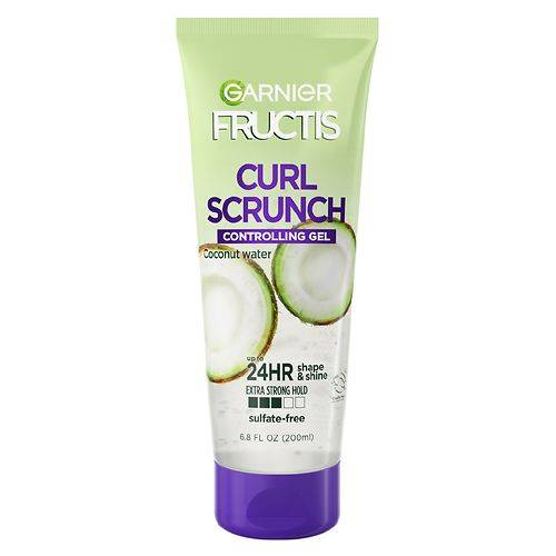 Garnier Fructis Style Curl Scrunch Controlling Gel, For Curly Hair - 6.8 fl oz