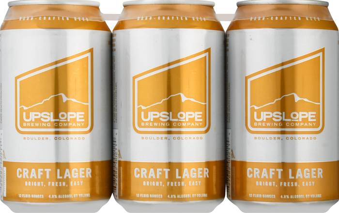 Upslope Brewing Co. Domestic Craft Lager Beer (6 ct, 12 fl oz)