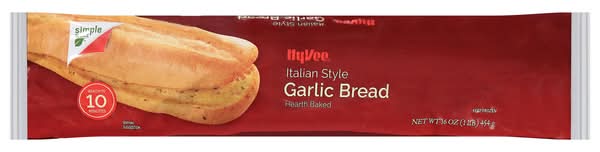 Hy-Vee Italian Style Bread, Garlic (16 oz)