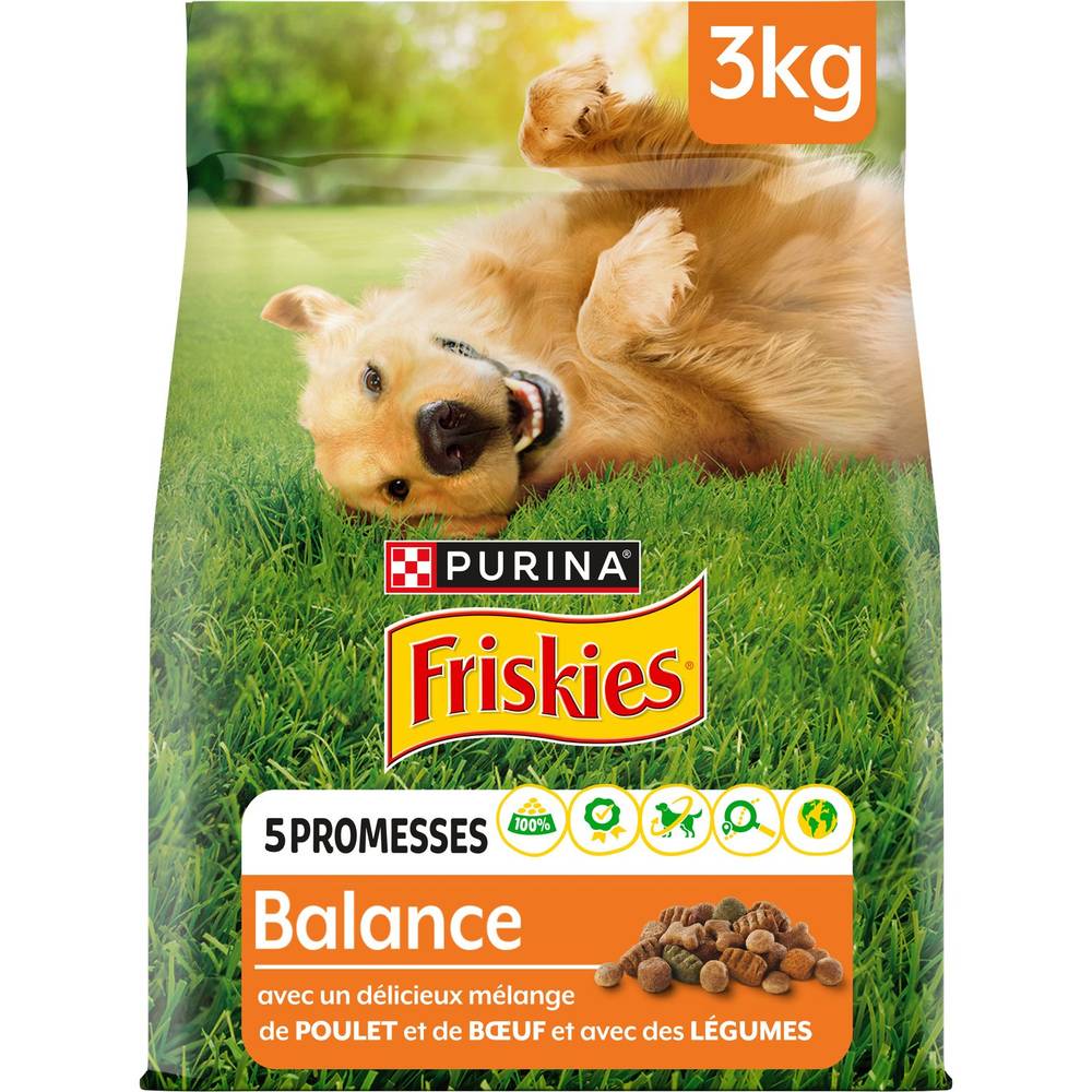 Friskies - Croquettes pour chien au poulet et légumes (3kg)