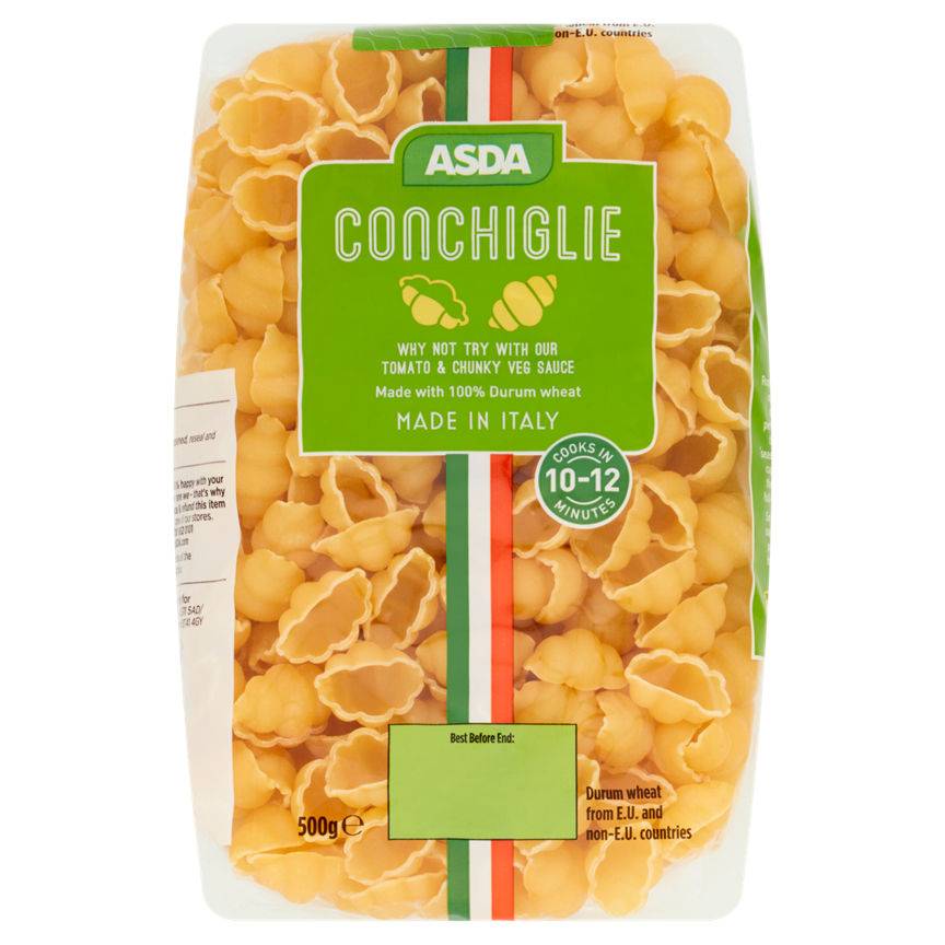 ASDA Conchiglie Pasta (500g)