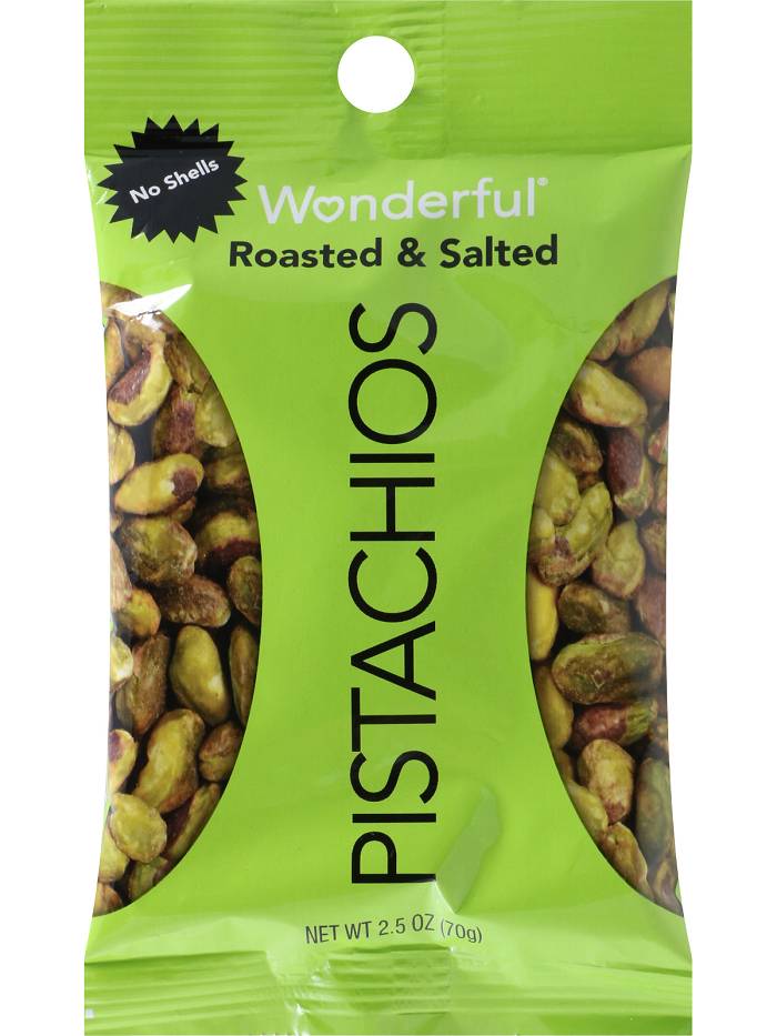 Wonderful Unshelled Pistachios 2.5oz