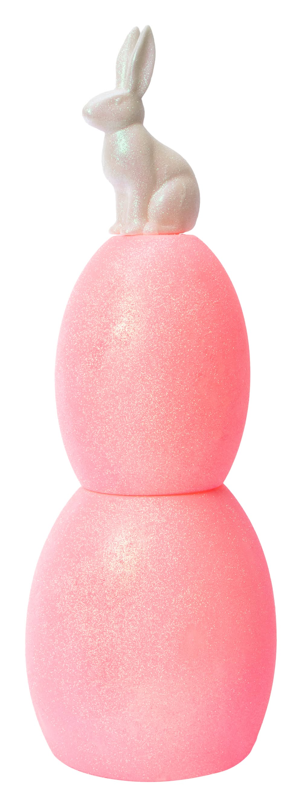 Stackable Eggs With Bunny 24in Pink