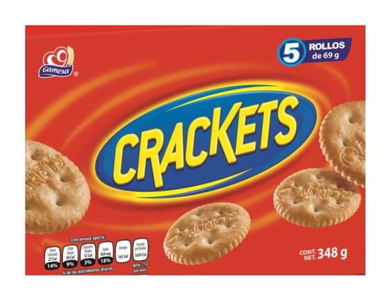 Gamesa · Crackets galletas, mantequilla (5 un)