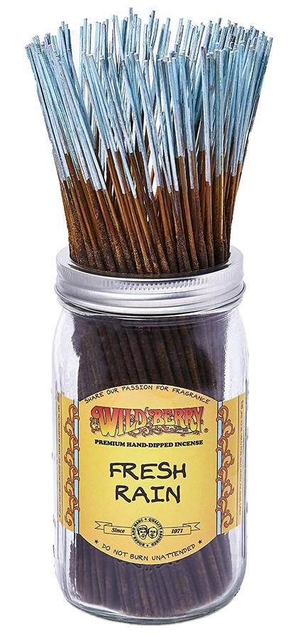Fresh Rain - 100 Wildberry Incense Sticks By Wild Berry