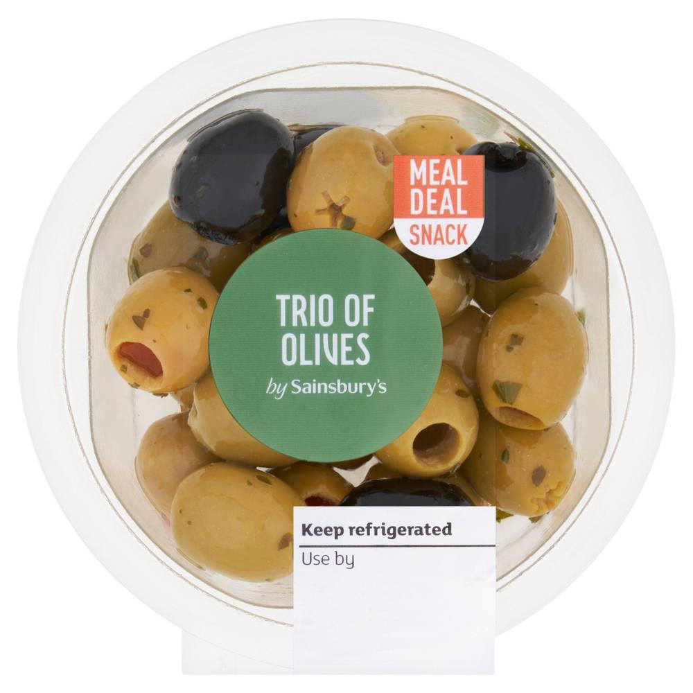 Sainsbury's Trio Of Olives 60g